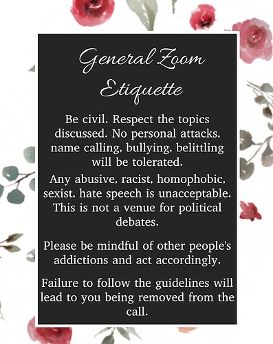 TS zoom etiquette - Made with PosterMyWall