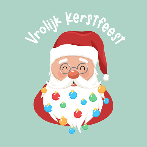 kerstkaart-kinderen-vrolijk-kerstfeest-kerstman-kerstballen