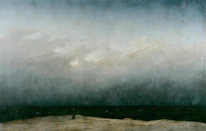 Caspar David Friedrich - The monk by the sea