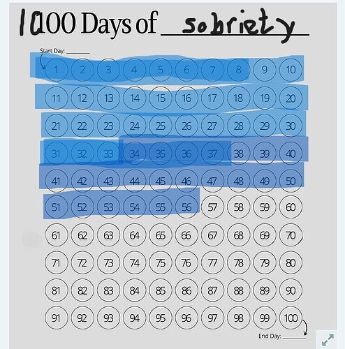 sobriety - 1000